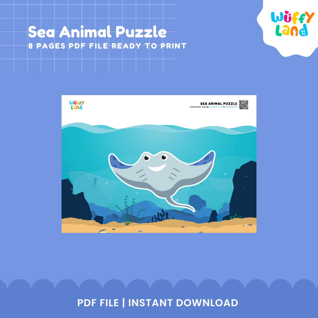 Sea Animal Puzzle for Kids - Educational Sea Life Activities