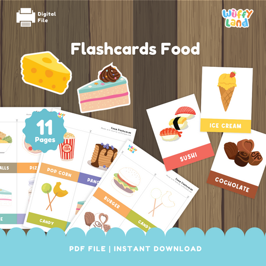 Flash cards Food