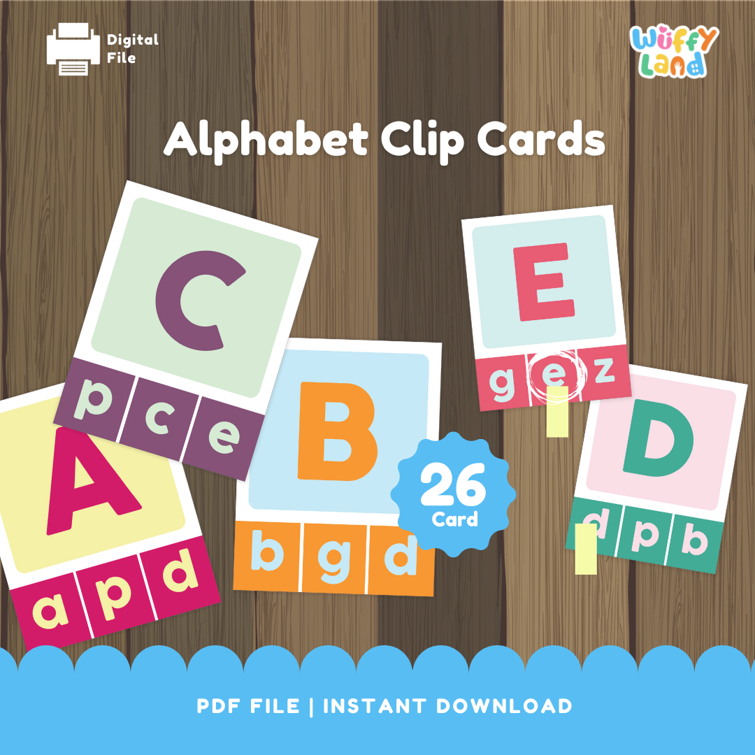 Alphabet Clip Cards