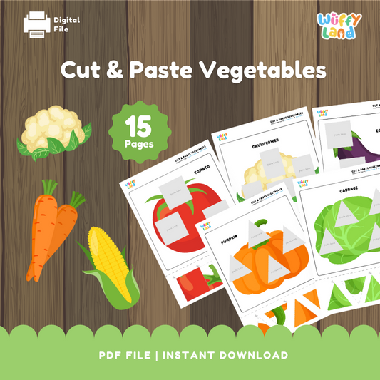 Cut and Paste Vegetables