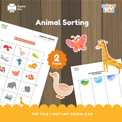 Animal Sorting (Air, water and land)