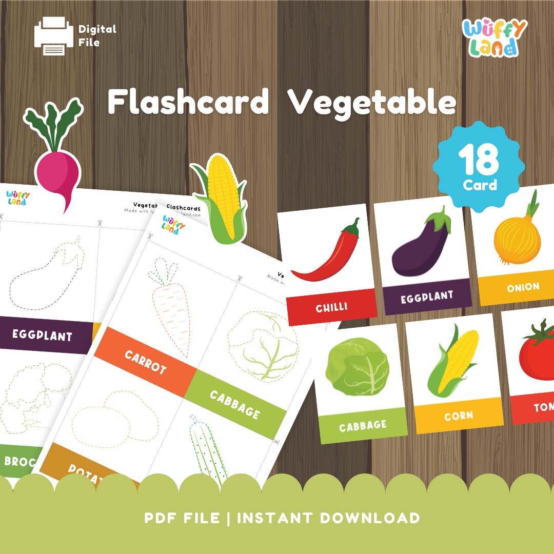 Flash cards Vegetable