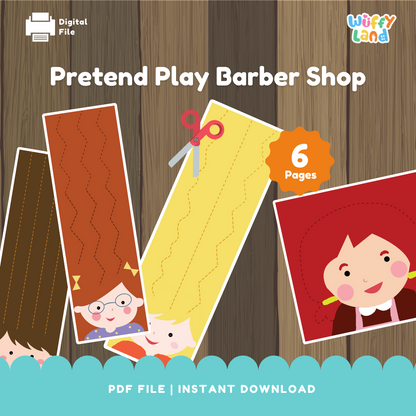 Pretend play barber shop