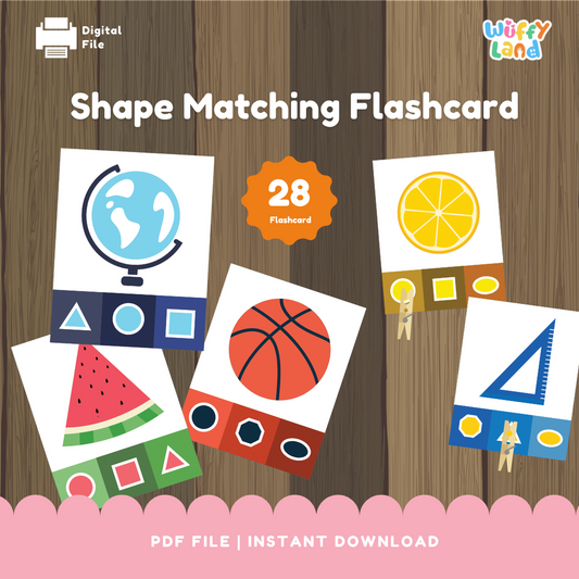 Shape Matching Flashcard
