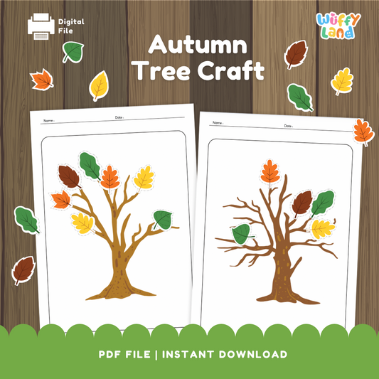 Fall Art Activity - Cut & Paste Fall Leaves Activities