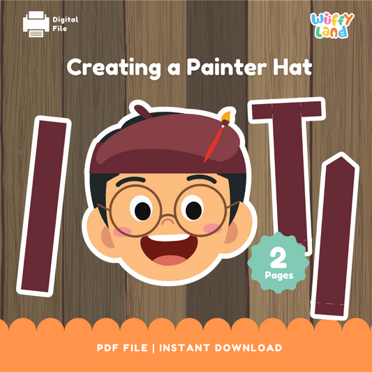Painter Hat Craft – Artsy Pretend Play for Kids