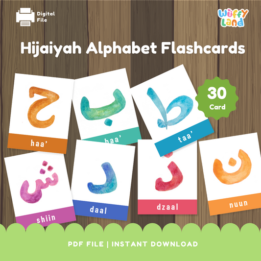 Hijaiyah Alphabet Flashcards