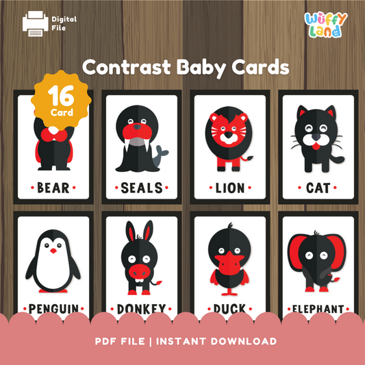 Contrast Baby Cards
