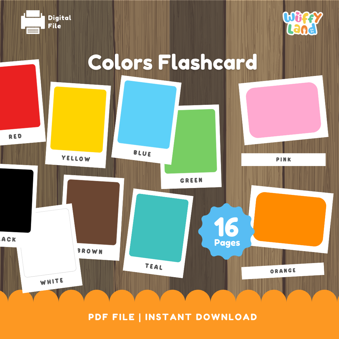 Color Flashcard – wuffyplayandlearn