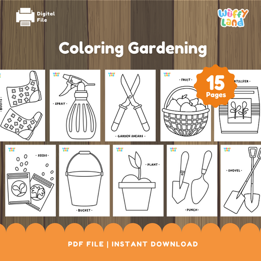 Coloring Gardening