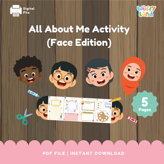 All About Me Activity (Face Edition) - Back to School - Self Portrait & Identity Craft