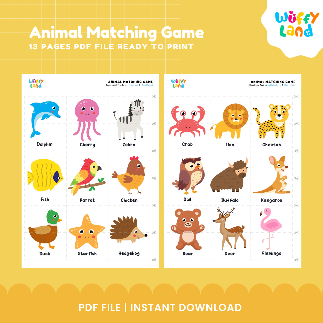 Animal Matching Game