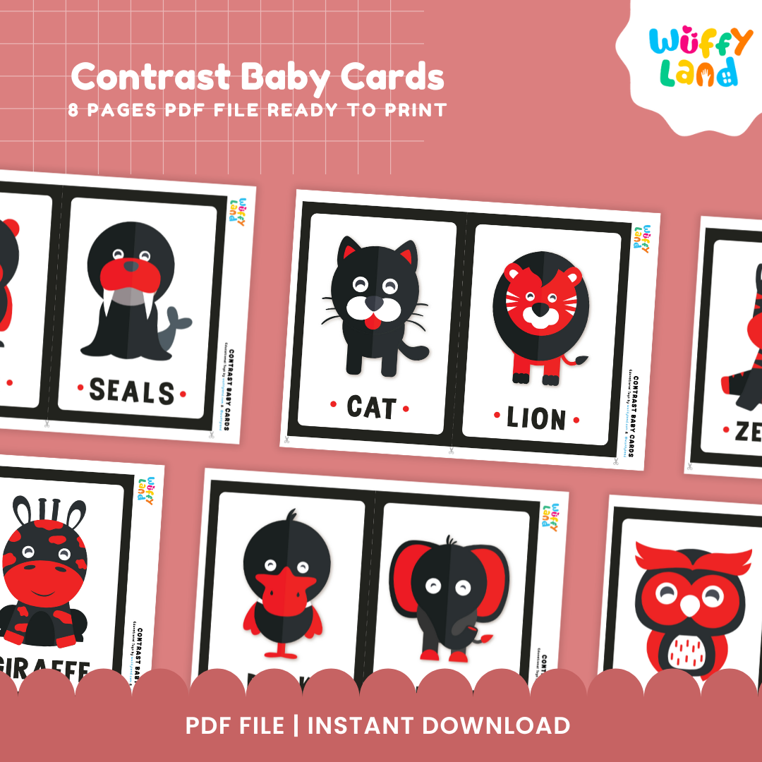 Contrast Baby Cards