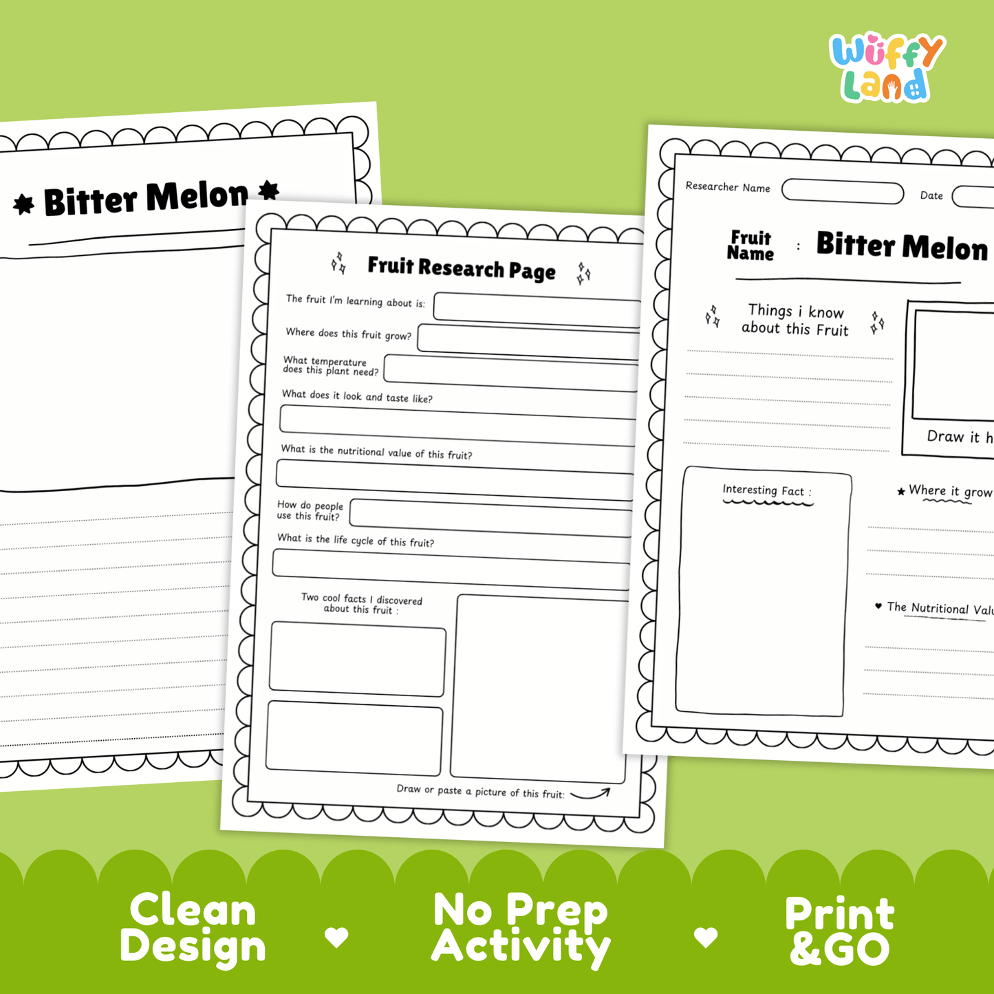 Bitter Melon Science Activity | Vegetable Research Project | Healthy Eating