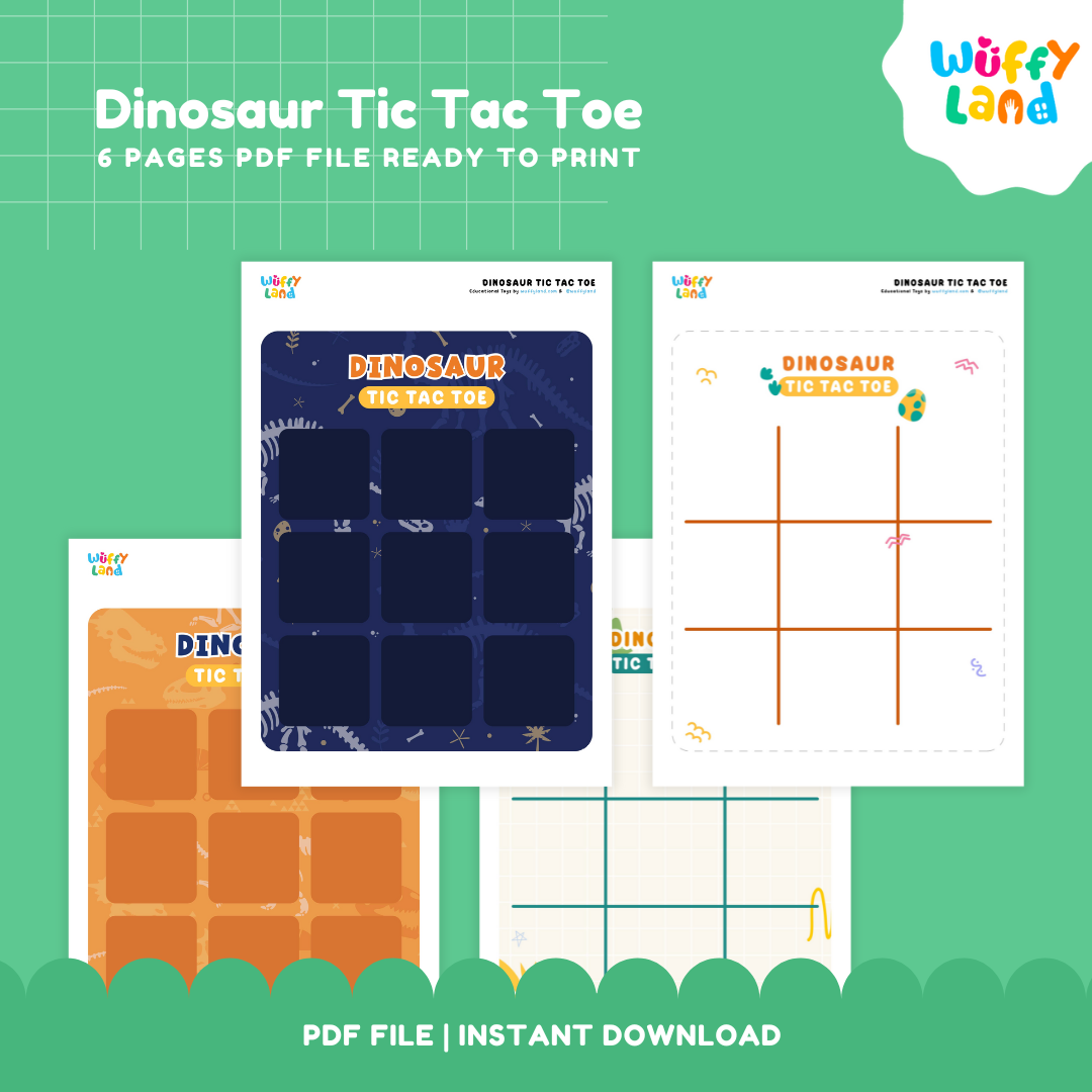 Dinosaurus Tic Tac Toe