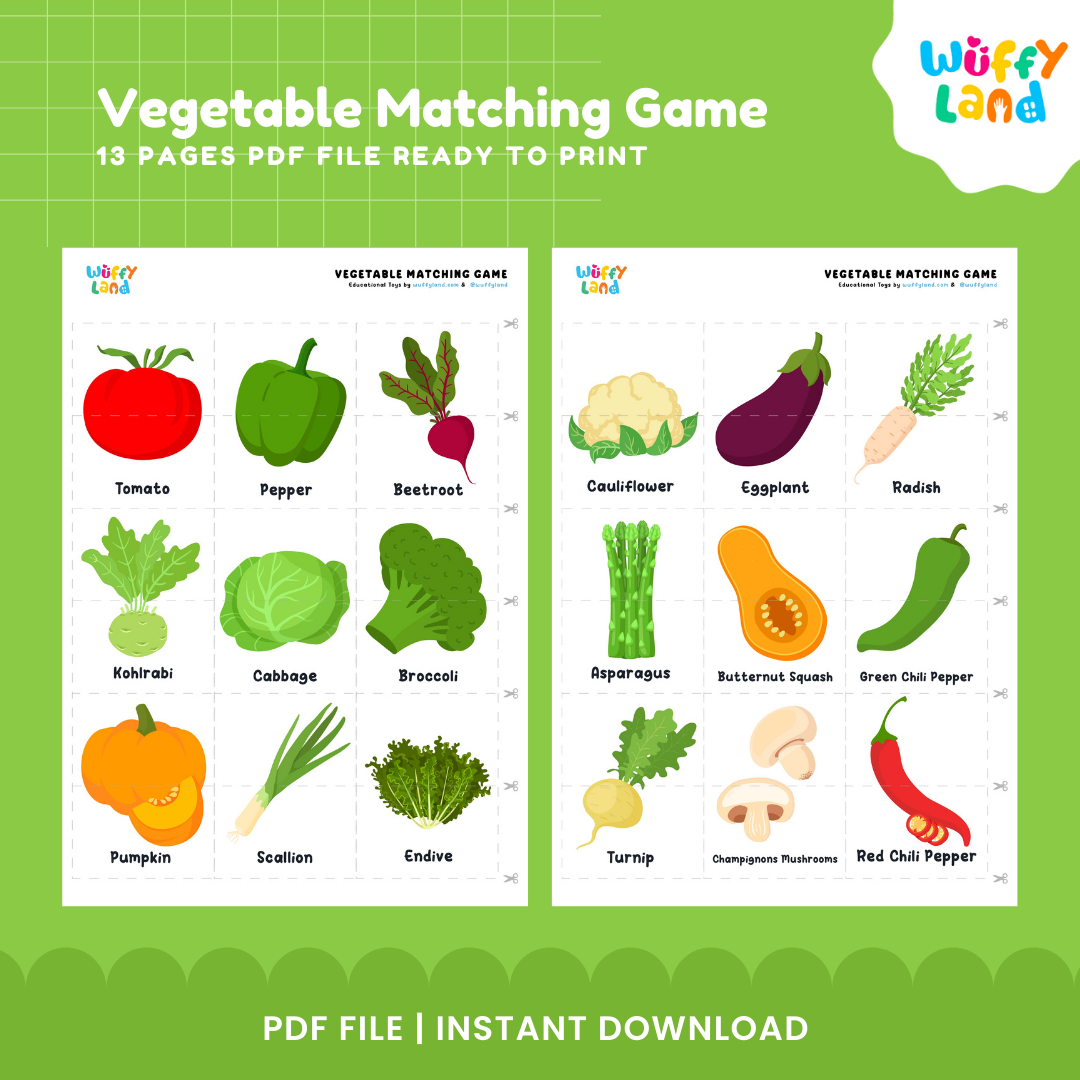 Vegetable Matching Game