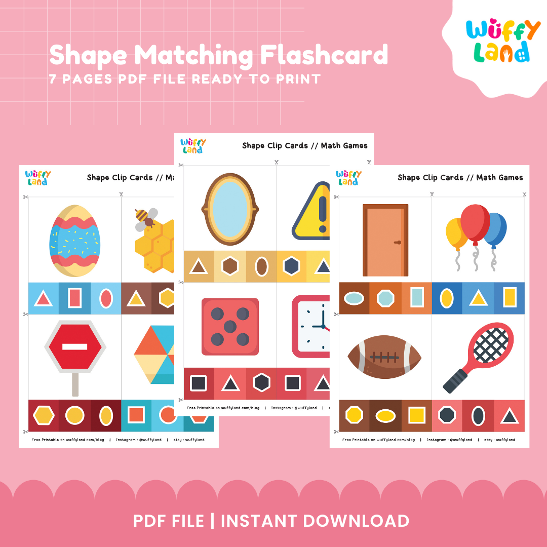 Shape Matching Flashcard