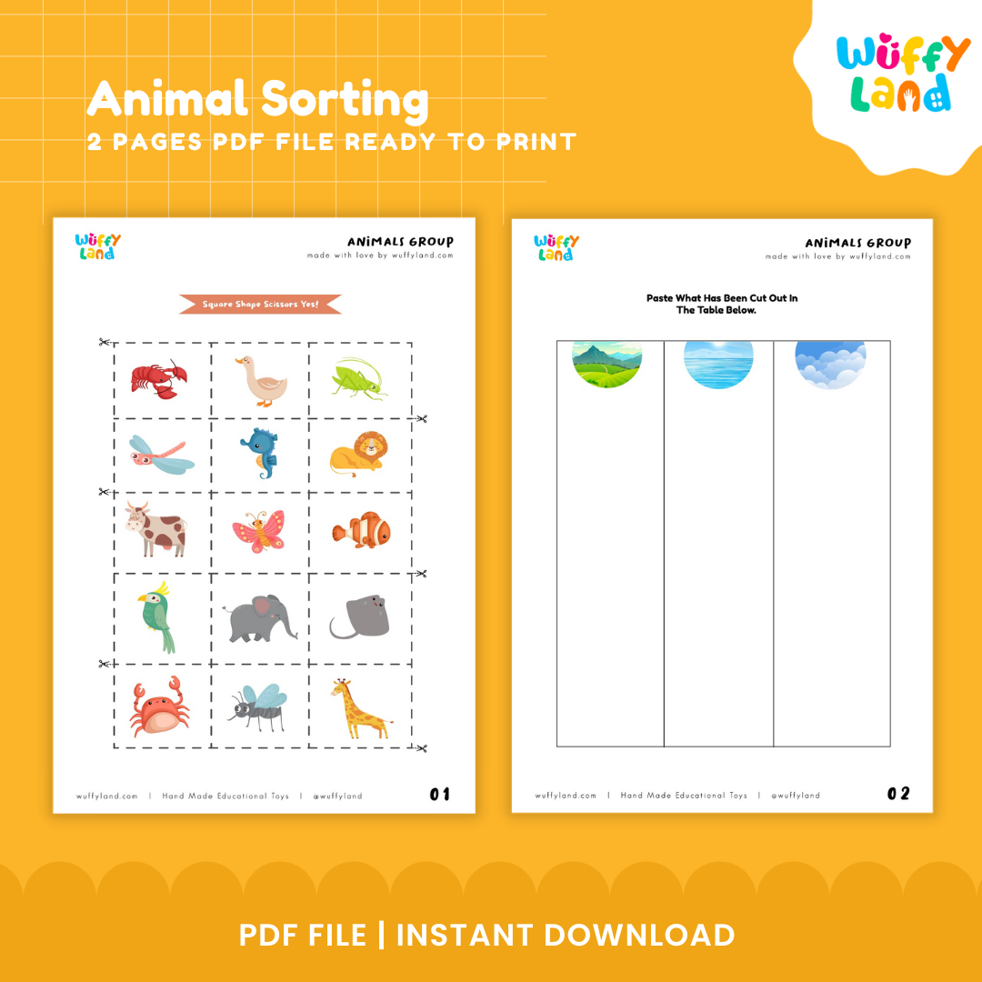 Animal Sorting (Air, water and land)