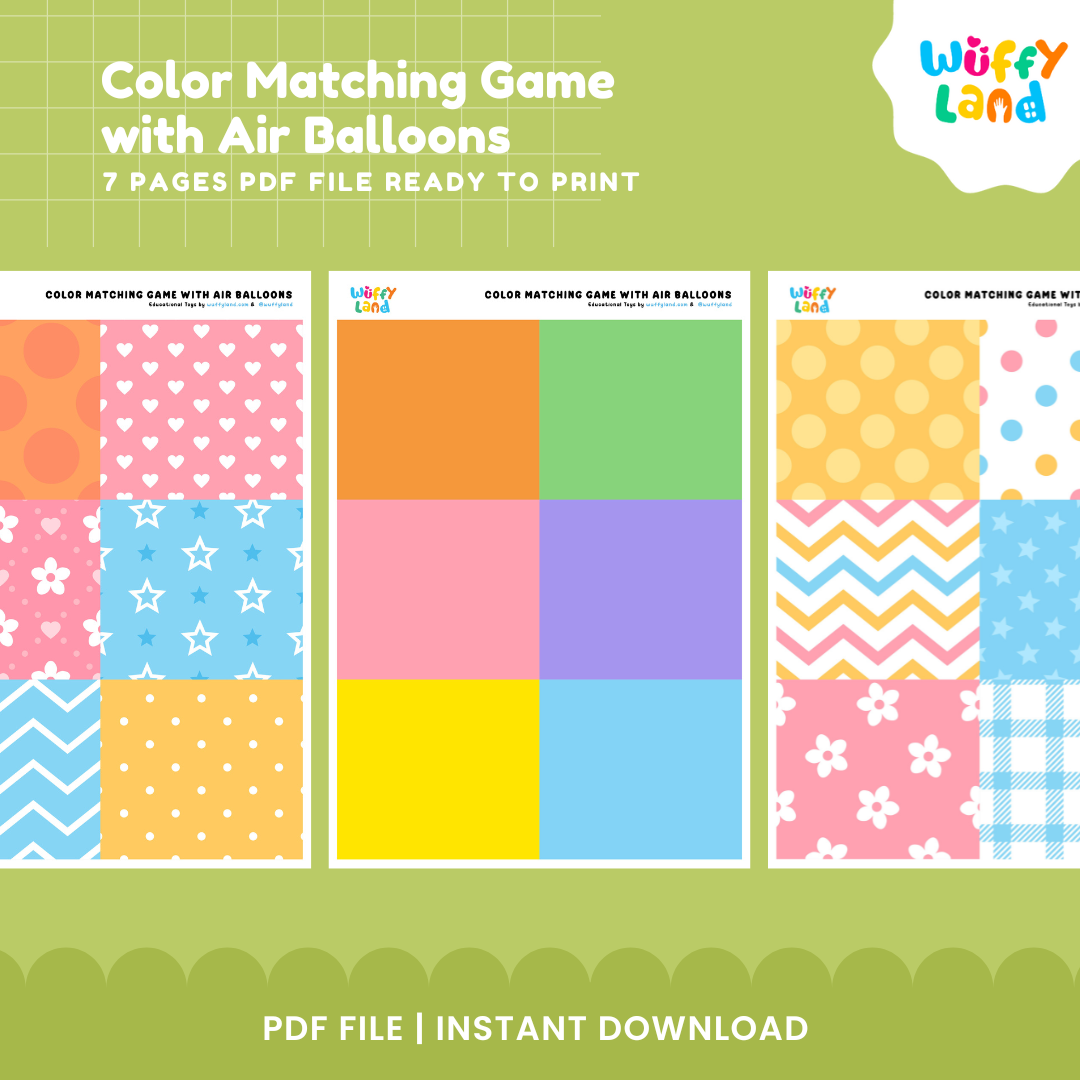 Color Matching Game with Air Balloons