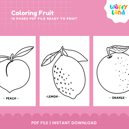 Coloring Fruit