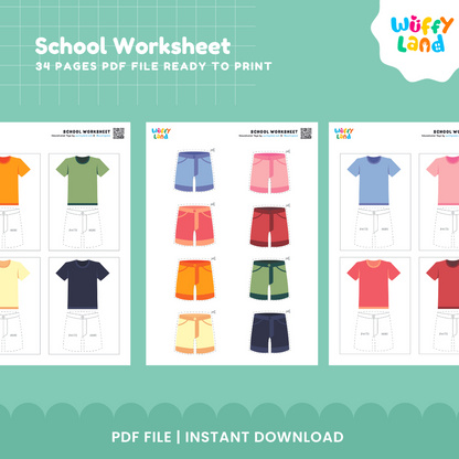 Back to School Worksheets for Kids - Educational Activities