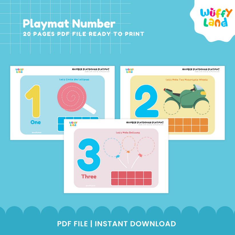 Playmat Number – wuffyplayandlearn