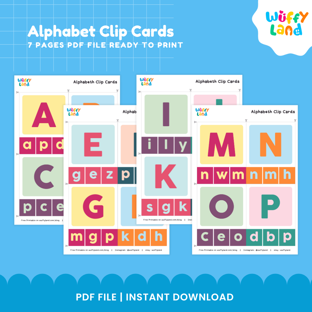 Alphabet Clip Cards