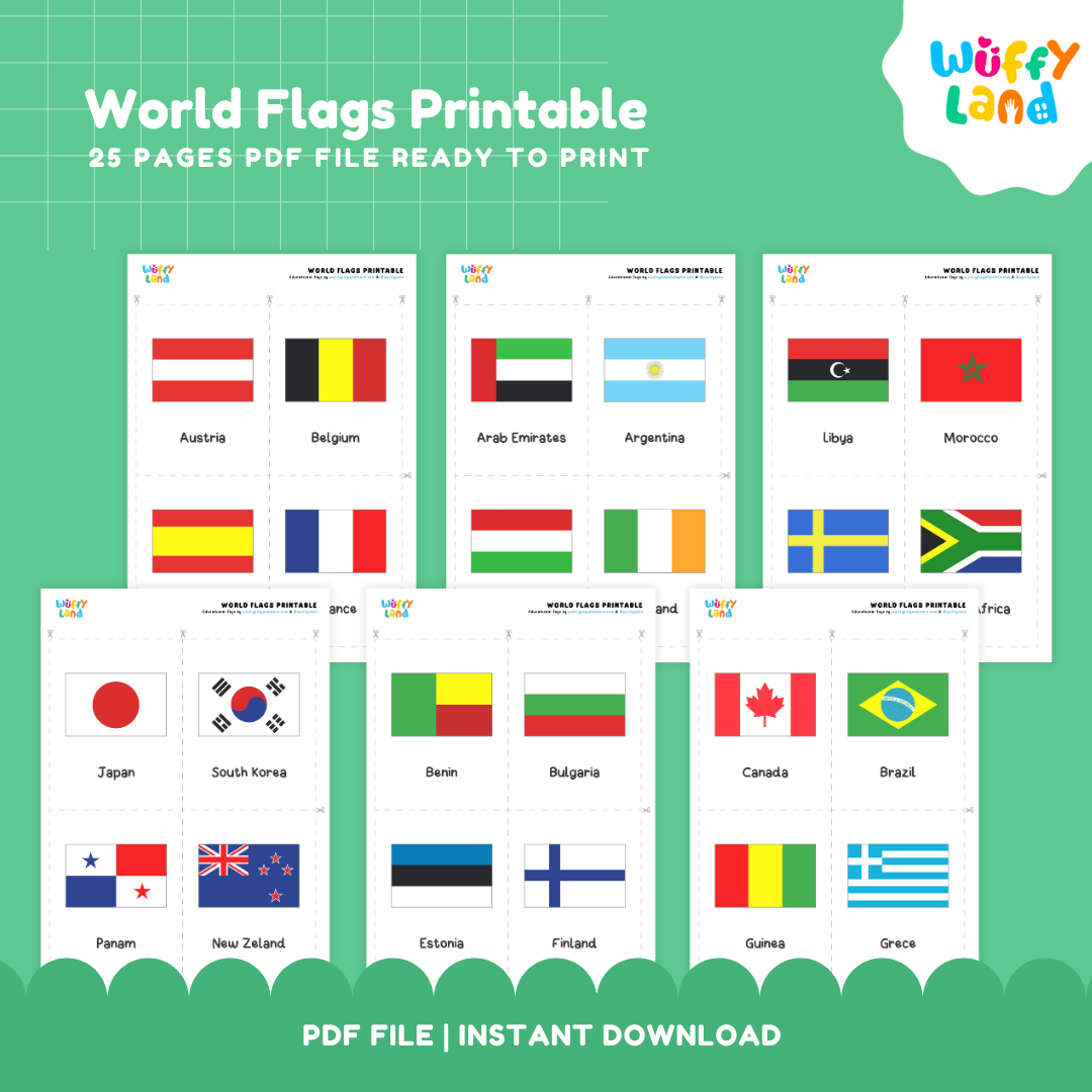 World Flags Printable