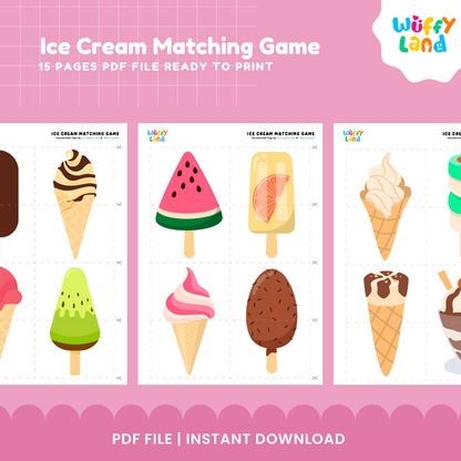 Ice Cream Matching Game