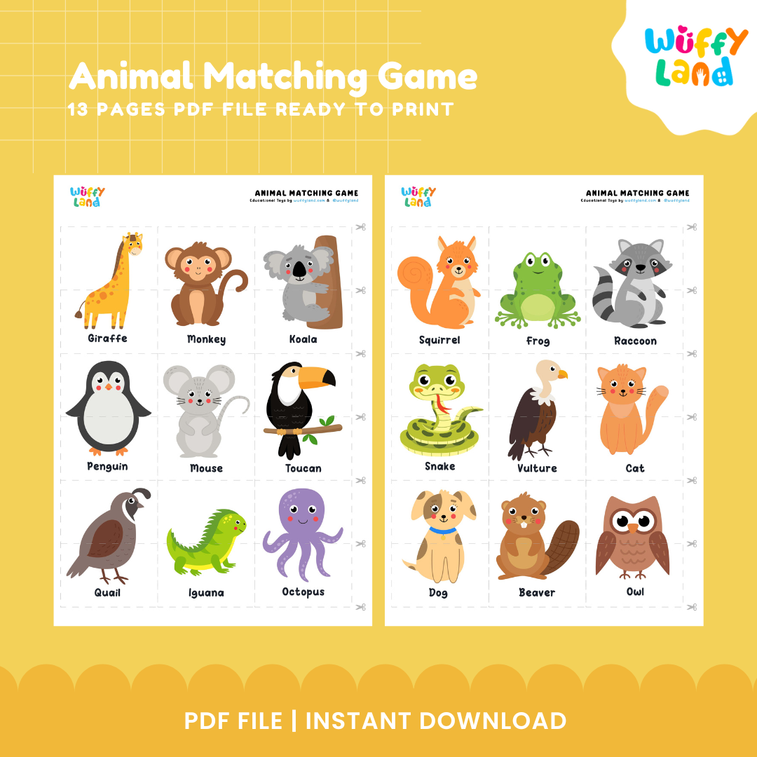 Animal Matching Game