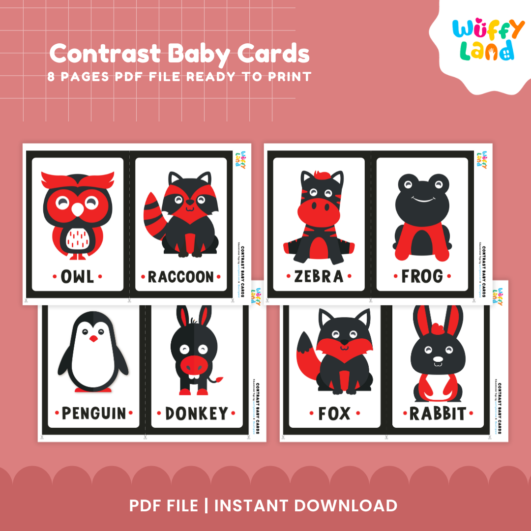 Contrast Baby Cards