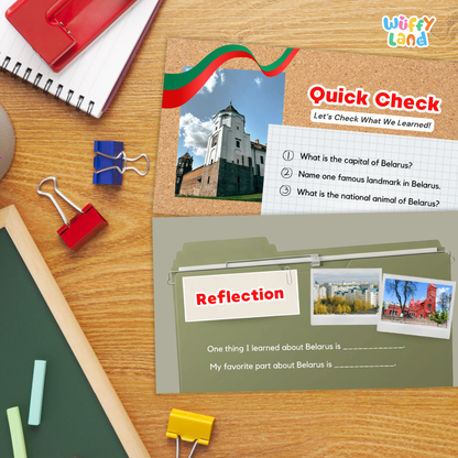 Belarus Country Study Kid Friendly Geography & Culture PDF Slides