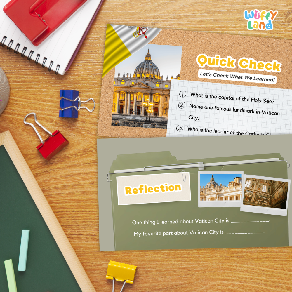 Vatican City Country Study Kid Friendly Geography & Culture PDF Slides