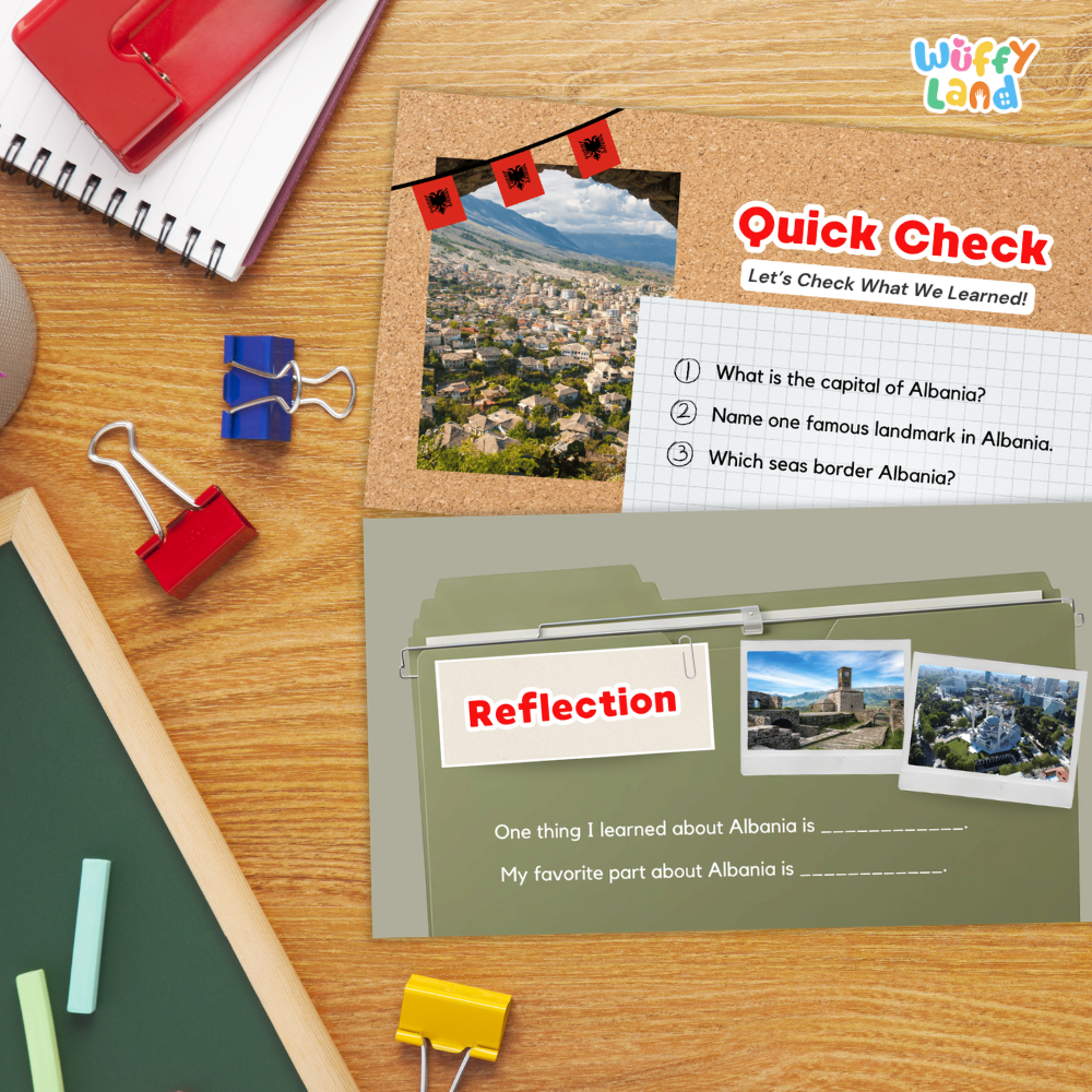 Albania Country Study Kid Friendly Geography & Culture PDF Slides