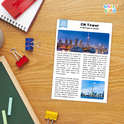 CN Tower Landmark Reading Passage and Comprehension Questions