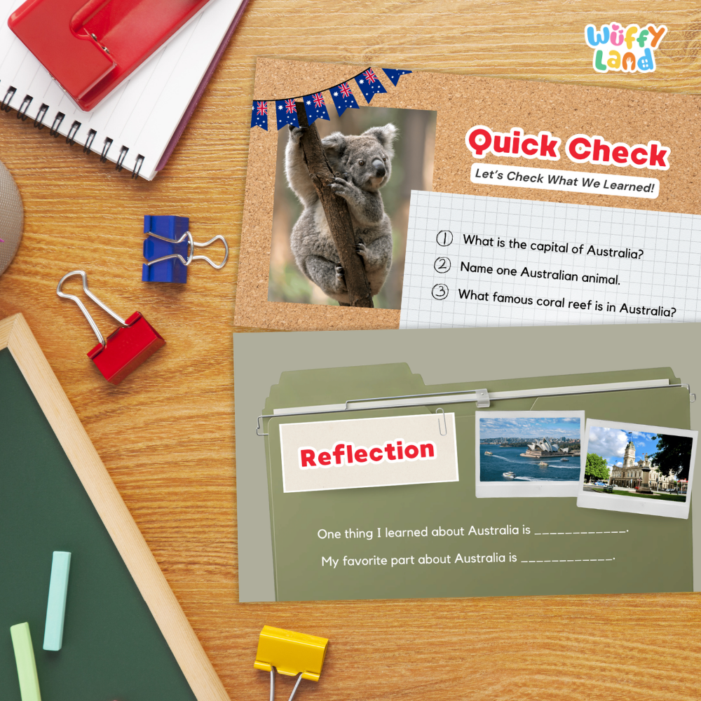 Australia Country Study Kid Friendly Geography & Culture PDF Slides