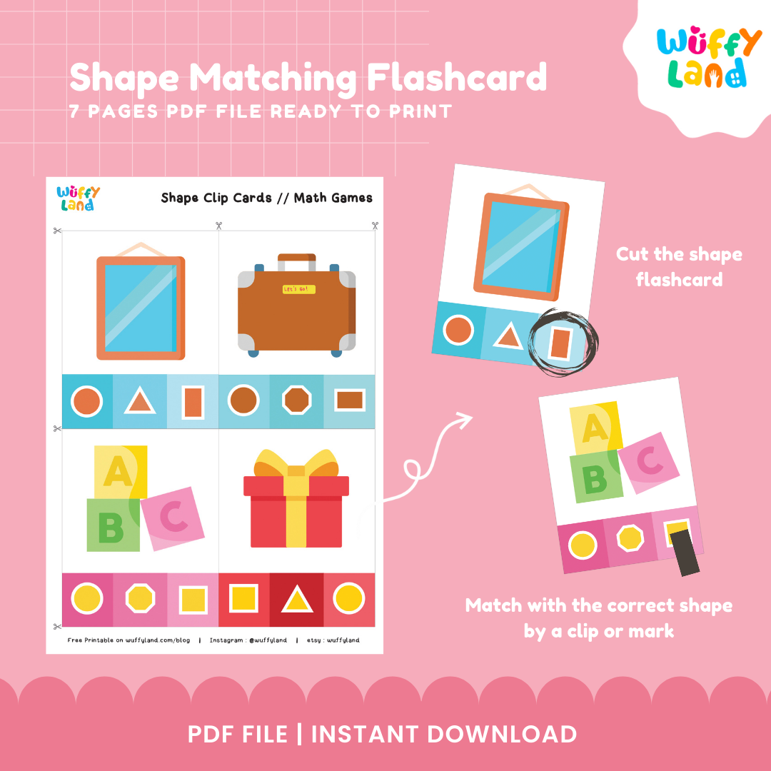 Shape Matching Flashcard