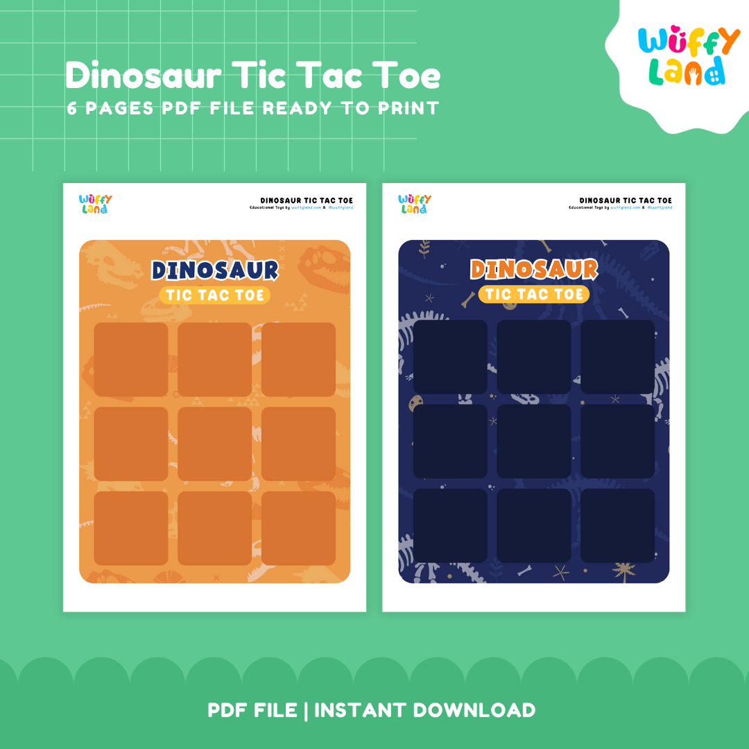 Dinosaurus Tic Tac Toe