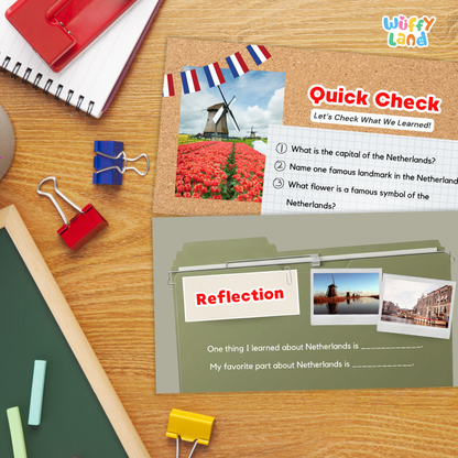 Netherlands Country Study Kid Friendly Geography & Culture PDF Slides