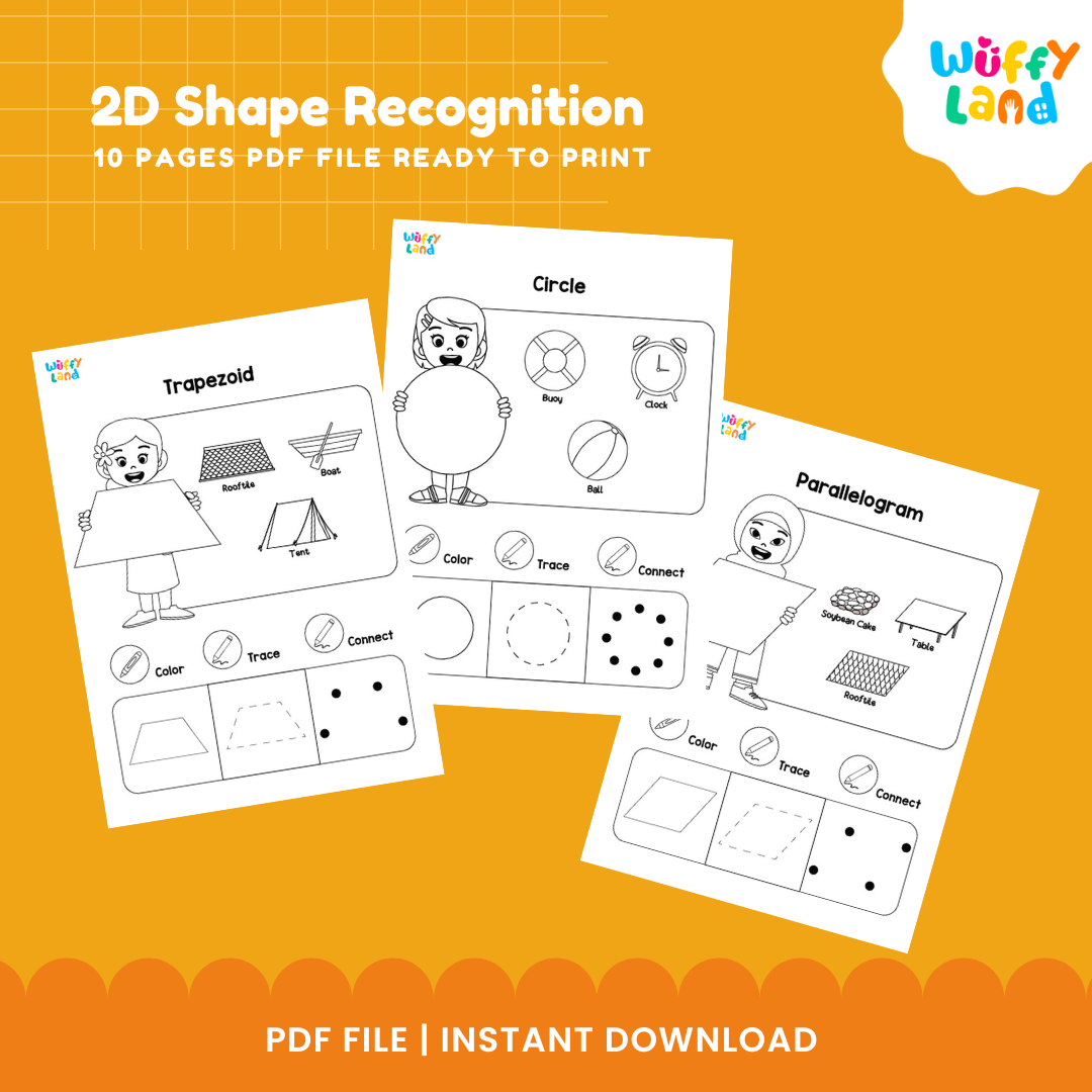 2D Shape Recognition Activities – Fun Printable Worksheets for Kids