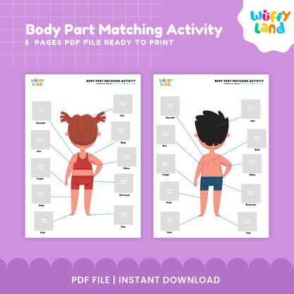 Body Part Matching Activity