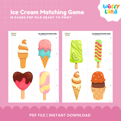 Ice Cream Matching Game