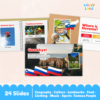 Slovenia Country Study Kid Friendly Geography & Culture PDF Slides