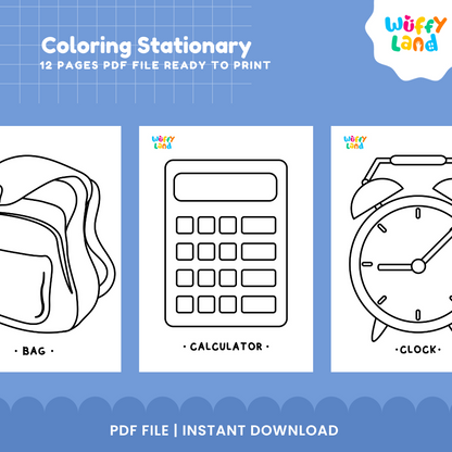 Coloring Stationary