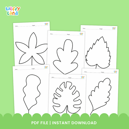 Fall Leaf Templates | Autumn Leaf Outlines for Crafts, Coloring &Classroom Activities