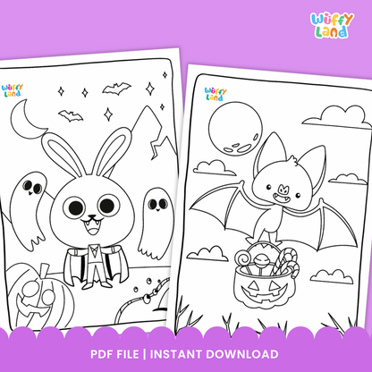 Halloween Coloring Pages Fall Activities Color Sheets September October Autumn