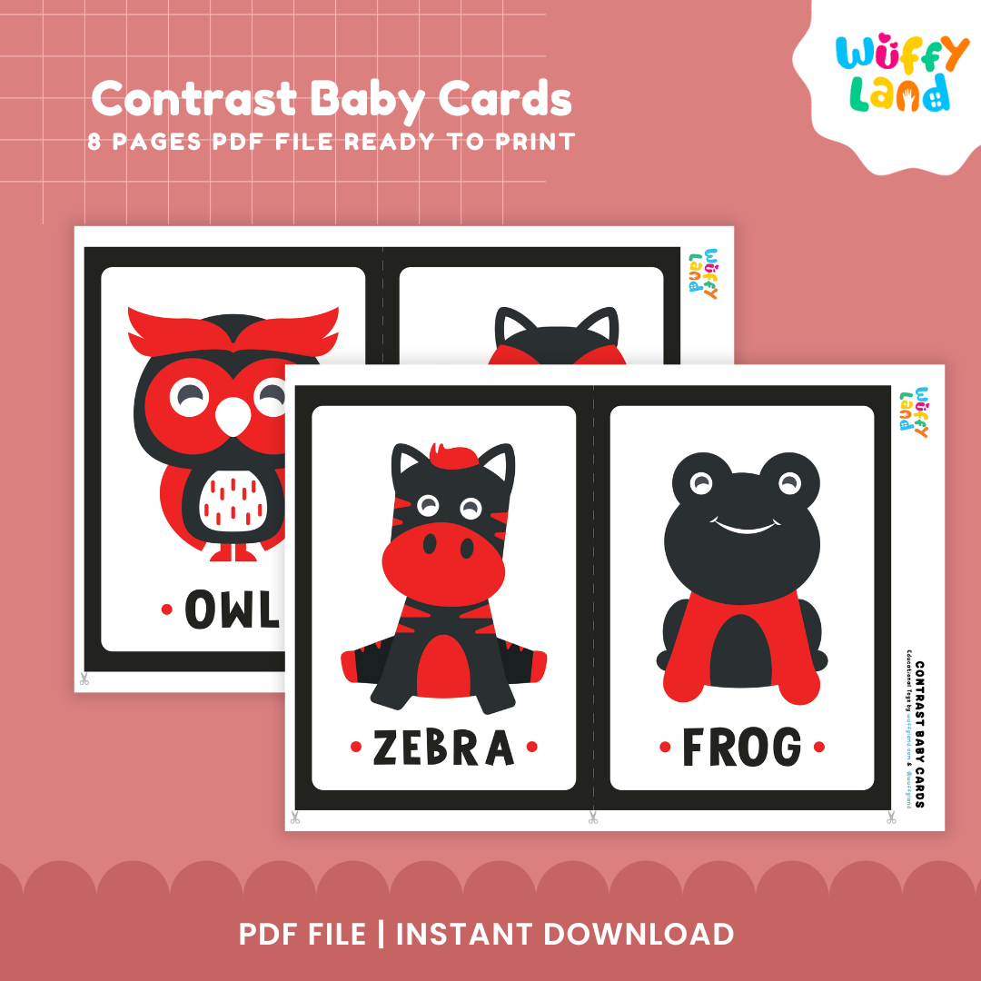 Contrast Baby Cards