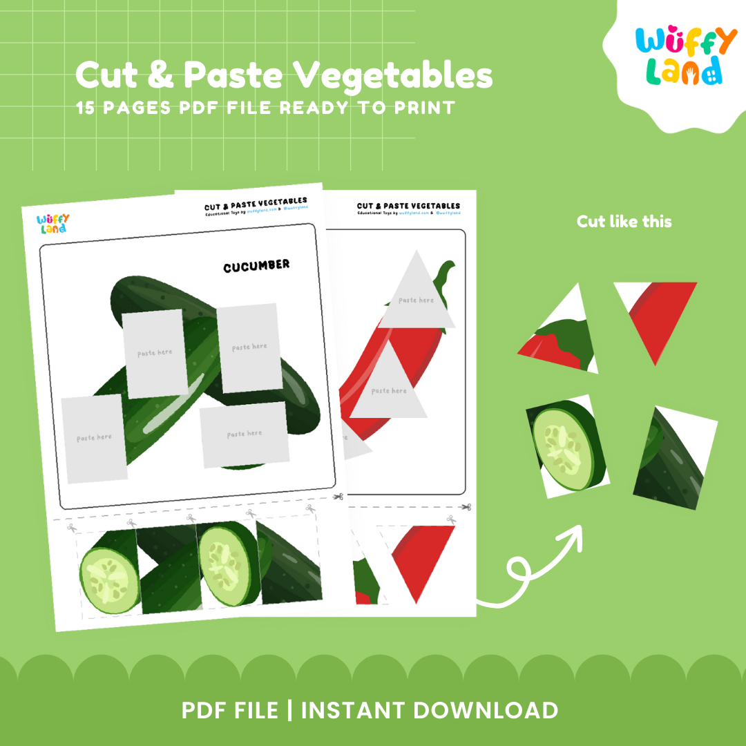 Cut and Paste Vegetables