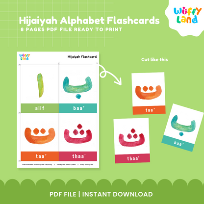 Hijaiyah Alphabet Flashcards