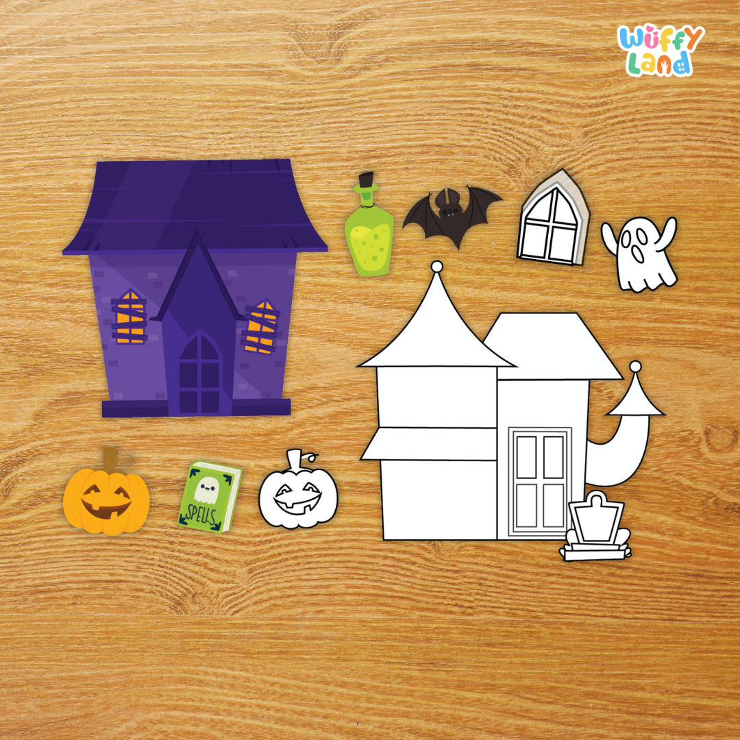 Halloween Haunted House Craft DIY Perfect for Halloween Fun